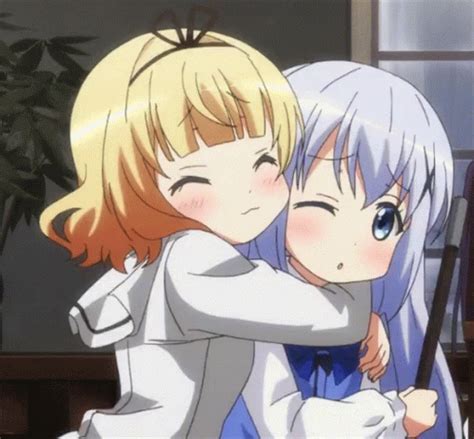 boob hug anime|Anime Hug GIFs